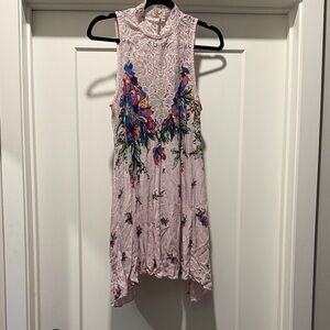 Free People Multicolor Floral Lace Dress